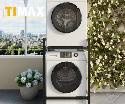 Lý do bạn nên dùng kệ máy sấy thay vì đặt trực tiếp lên máy giặt