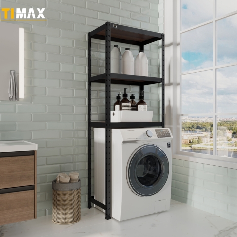 Kệ máy giặt 4 tầng - 3 mặt gỗ