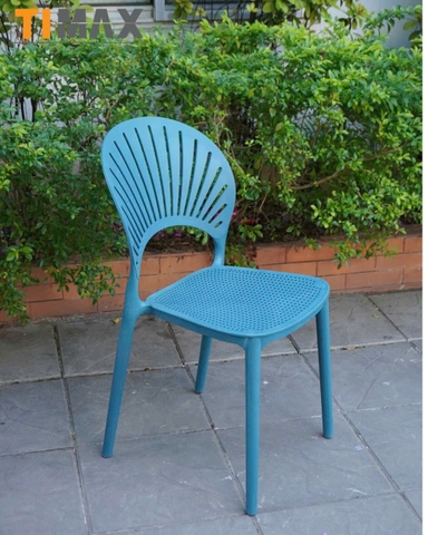 Ghế đúc nhựa lỗ lưng quạt