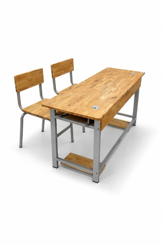 Bàn ghế học sinh phòng tin học (1 bàn, 2 ghế rời) TM-BGHS02
