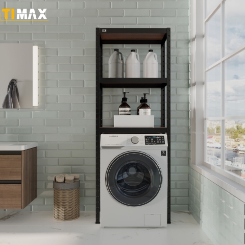 Kệ máy giặt 4 tầng - 3 mặt gỗ