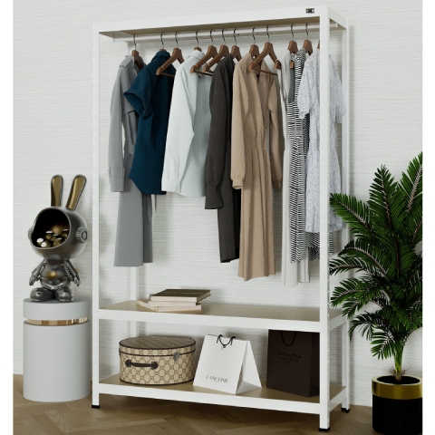 Kệ treo quần áo 2 tầng