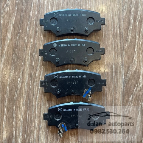 [Chính hãng] Má phanh sau Mazda 3 2015 2016 2017 - B4Y02648ZC