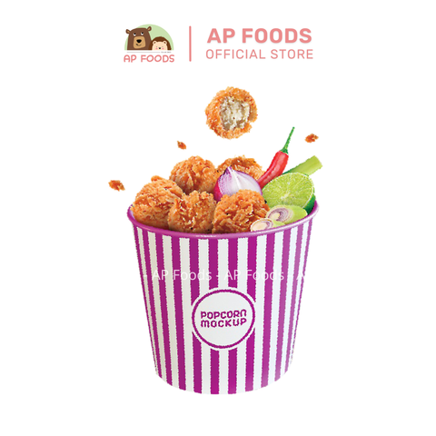 Gà popcorn vị Tomyam EB 380g Malaysia - TomYam Popcorn Chicken EB 380g - Nhập khẩu Malaysia