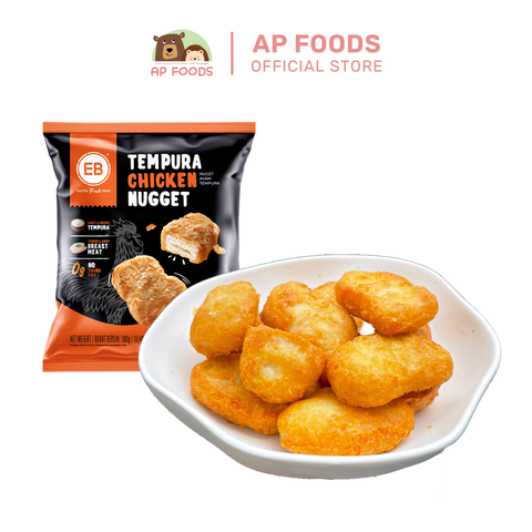 Gà viên tẩm bột EB 380g Malaysia - Tempura Chicken Nugget EB 380g - Nhập khẩu Malaysia