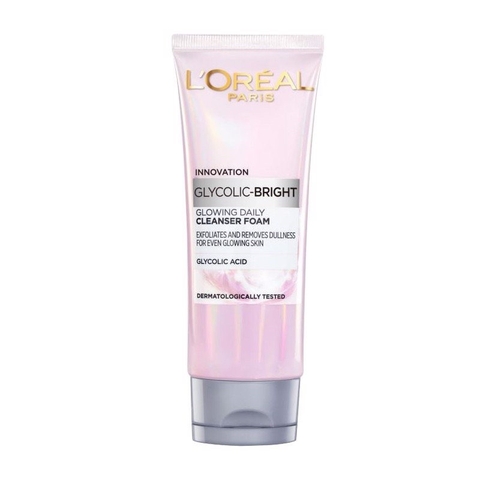 Sữa Rửa Mặt LOreal Paris Glycolic Bright Sáng Da 100ml