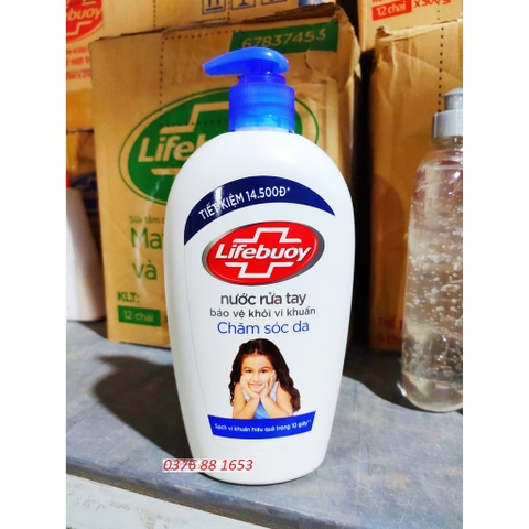 Nước Rửa Tay Lifebuoy Chanh Khử Mùi 500G