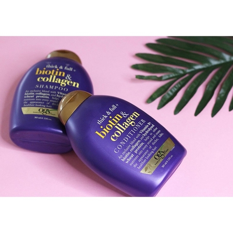 Dầu Xả OGX Biotin & Collagen Làm Dày Tóc 385ml