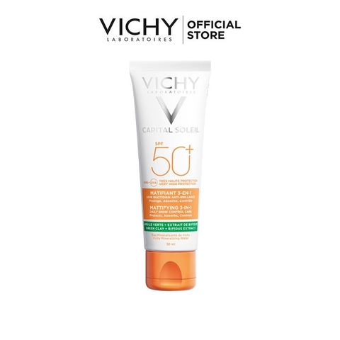 Kem Chống Nắng Vichy Chống Ô Nhiễm & Bụi Mịn Hằng Ngày 50ml