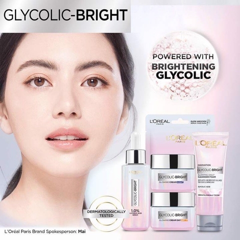 Sữa Rửa Mặt LOreal Paris Glycolic Bright Sáng Da 100ml