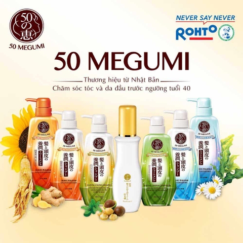 Dầu Xả 50 Megumi Ngăn Ngừa Rụng Tóc Cho Tóc Yếu