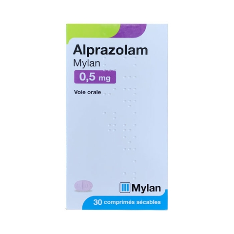 Alprazolam Mylan 0.5mg 30 viên