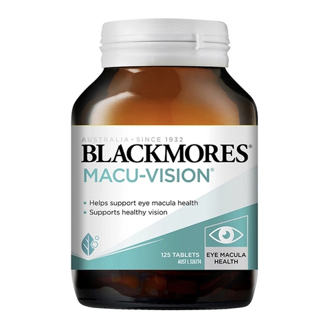 Viên uống bổ mắt Blackmores Macu Vision hộp 125 viên
