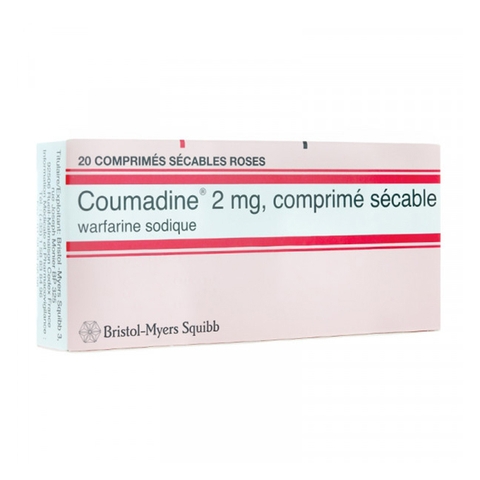 Thuốc Coumadine 2mg Hộp 2 Vỉ x 10 Viên