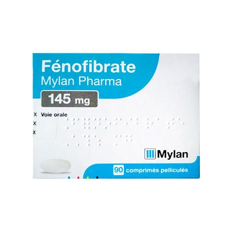 Thuốc Mylan Fenofibrate 145mg, Hộp 90 viên