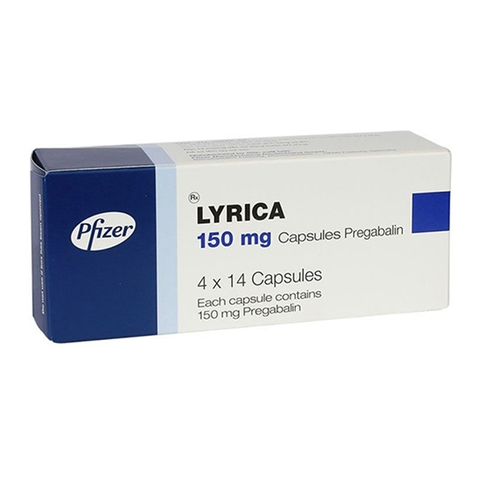 Thuốc Lyrica 150mg Pfizer, Hộp 4 vỉ x 14 viên