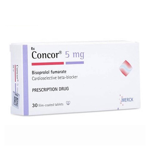 Thuốc điều trị huyết áp Merck Concor 5mg 30 viên