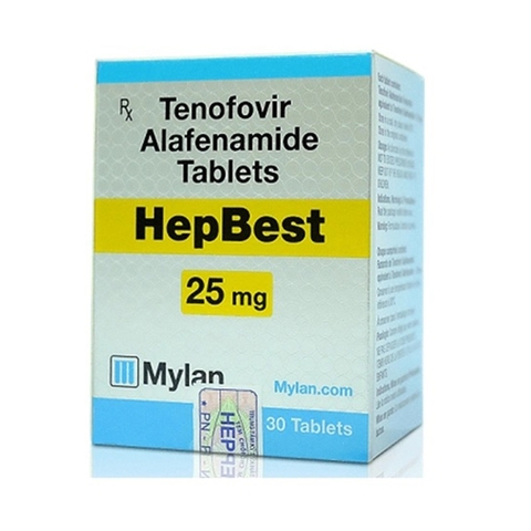 Thuốc điều trị viêm gan B Mylan Hepbest, Hộp 30 viên (Công ty)