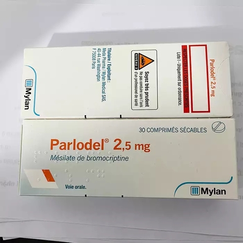 Parlodel 2.5mg Mylan 3 vỉ x 10 viên – Thuốc điều trị Parkinson, rối loạn tăng tiết sữa