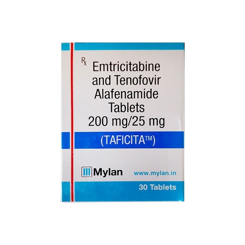 Thuốc Mylan TAFICITA ARV Emtricitabine/Tenofovir 200mg/25mg Hộp 30 viên