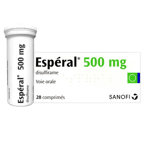 Esperal 500mg chính hãng Sanofi Pháp, Hộp 20 viên