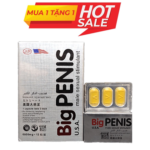 Thuốc cường dương Big Penis 6800mg USA
