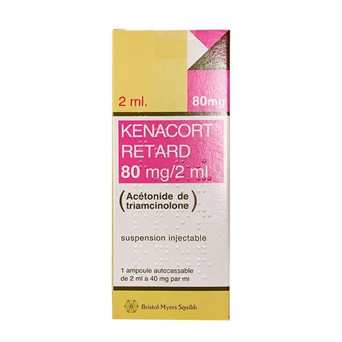 Thuốc Bristol-Myers Squibb Kenacort Retard 80mg/2ml, Hộp 1 lọ