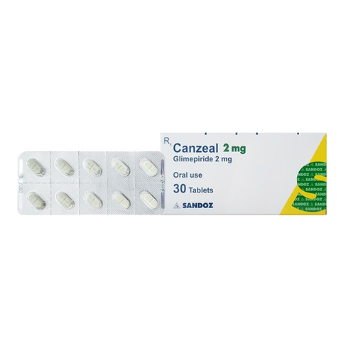 Thuốc tiểu đường Canzeal 2mg Hộp 30 viên