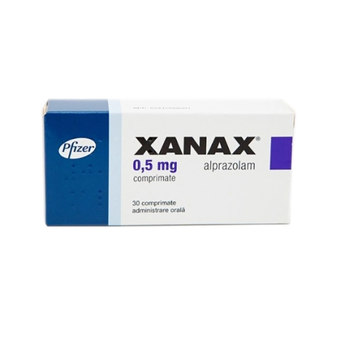 Xanax 0.5mg Pfizer 3 vỉ x 10 viên
