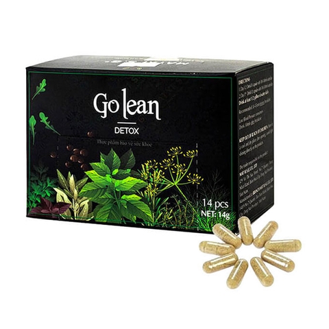 Trà giảm cân Golean Detox, Hộp 14 gói x 2 viên