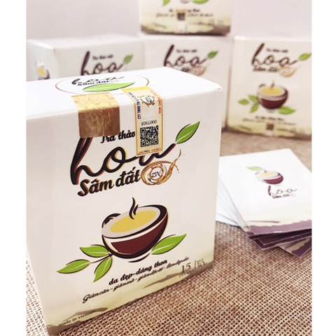 Trà giảm cân Hoa Sâm Đất, Hộp 15 gói