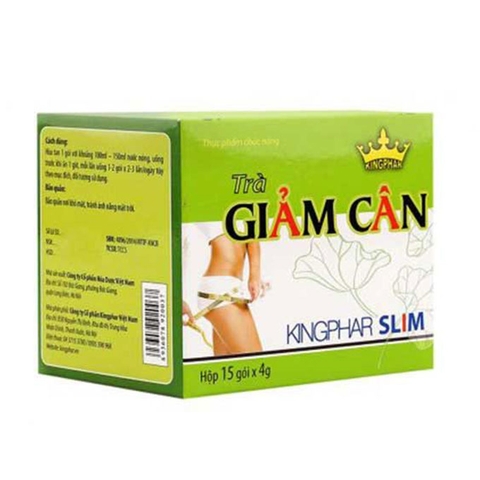 Trà giảm cân Kingphar Slim, Hộp 15 gói