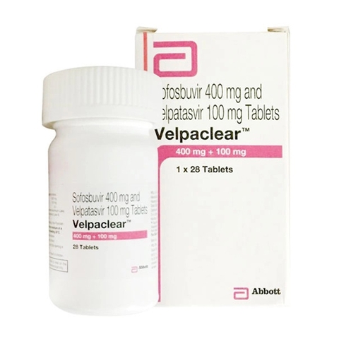 Thuốc điều trị viêm gan C Velpaclear Hộp 28 viên