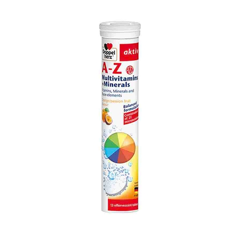 Viên sủi bổ sung vitamin và khoáng chất Doppelherz A-Z Fizz, tuýp 13 viên