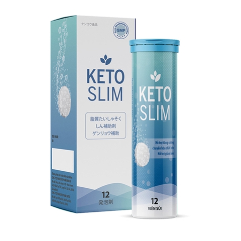 Viên sủi giảm cân Keto Slim, Hộp 12 viên