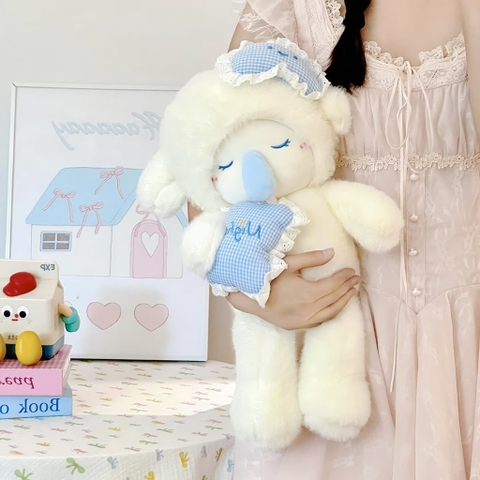 Gấu bông Cừu baby rút mũi 55cm