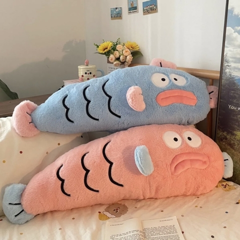 Gối ôm cá mặt hề