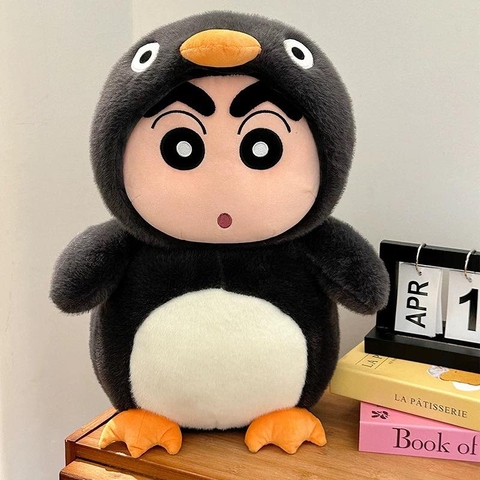 Gấu bông Shin cosplay chim cánh cụt