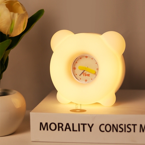 Đèn ngủ đồng hồ gấu Guby Time