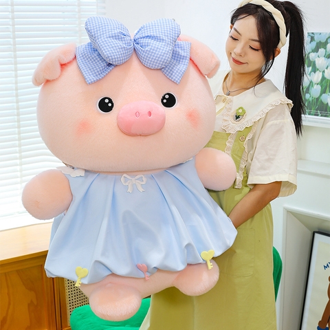 Gấu bông heo Piggy mặc váy