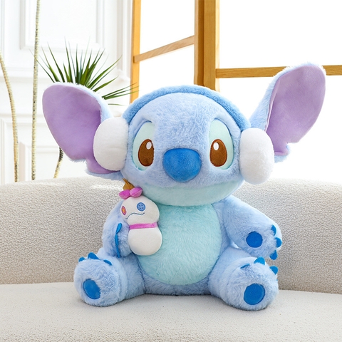 Gấu bông Stitch đeo tai nghe