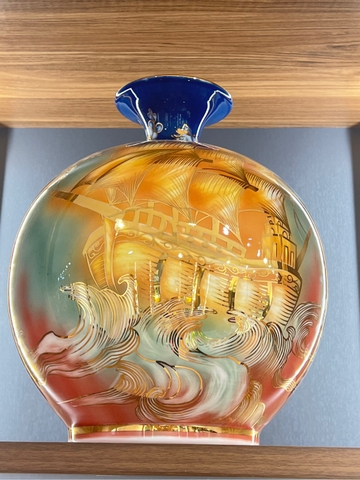 Bình hút lộc H35 thuyền sen