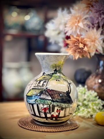 Lọ hoa vẽ nghệ thuật MS01 MNI