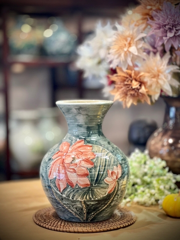 Lọ hoa vẽ nghệ thuật MS07 MNI