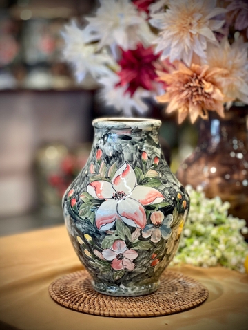 Lọ hoa vẽ nghệ thuật MS10 MNI