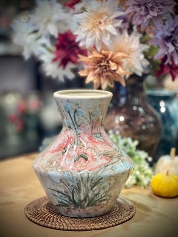 Lọ hoa vẽ nghệ thuật MS02 MNI