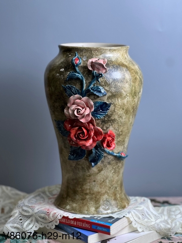 Lọ hoa đắp nổi MS03 MNI