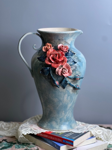 Lọ hoa đắp nổi MS02 MNI