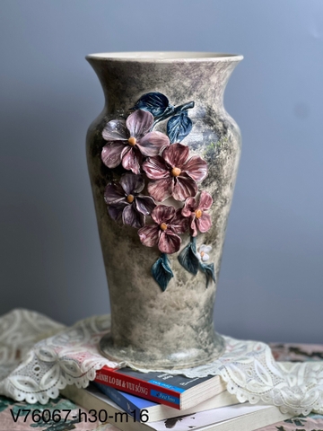 Lọ hoa đắp nổi MS04 MNI