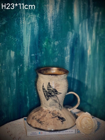 Lọ hoa vẽ nghệ thuật MS12 MNI